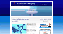Desktop Screenshot of lindsayplumbing.com